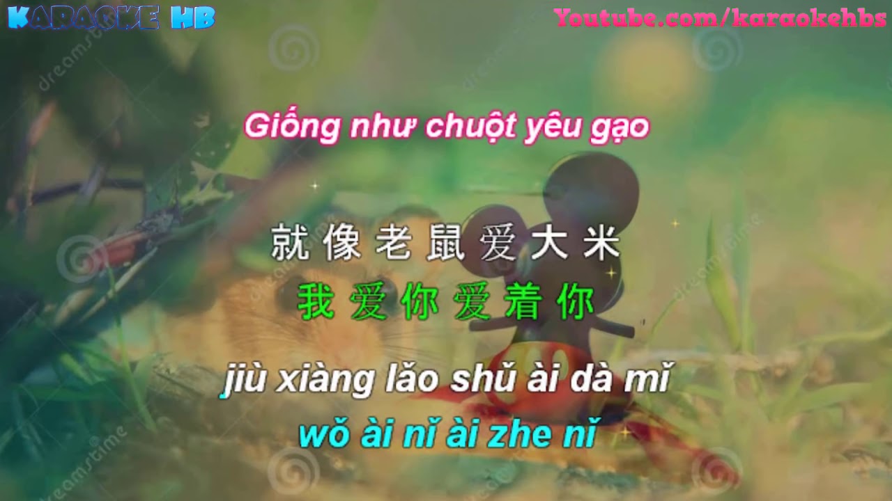 Hoc Tieng Trung Qua Bai Hat Chuot Yeu Gao