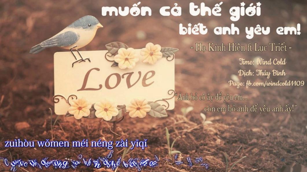muon ca the gioi biet anh yeu em tieng trung